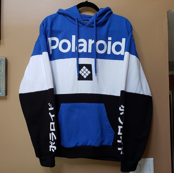 polaroid graphic hoodie